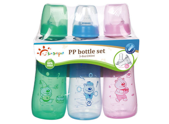Phthalate नि: शुल्क 250 मिलीलीटर मानक आर्क बेबी बोतल सेट