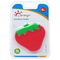 BPA फ्री 3 महीना स्ट्रॉबेरी रबर बेबी सिलिकॉन टीथर