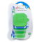 चम्मच के साथ 2pcs BPA मुक्त वायुरोधी प्लास्टिक बेबी खाद्य भंडारण