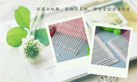 200 पीसी डिस्पोजेबल सफाई बेबी सुरक्षा कपास के गुच्छे अनुकूलित लोगो