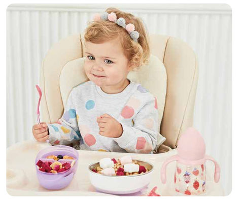 240ml 300ml पीपी बेबी बोतल डबल हैंडल के साथ सदमे प्रतिरोधी