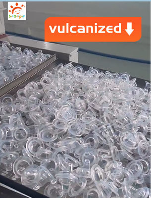 गोल आकार का शिशु सिलिकॉन निप्पल व्यक्तिगत रूप से पैक किया गया