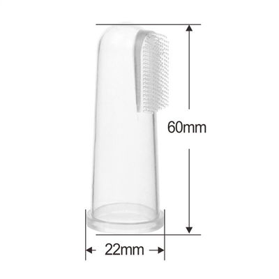 बेबी फिंगर शिशु सिलिकॉन टूथब्रश बेबी टीथर ब्रश