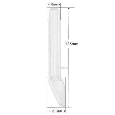 आरामदायक 110 ℃ पीपी एफडीए बेबी मेडिसिन चम्मच