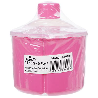 बीपीए फ्री पीपी फॉर्मूला डिस्पेंसर 3 ग्रिड बेबी मिल्क पाउडर कंटेनर