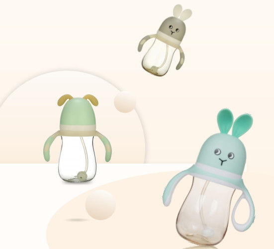 मानक आकार चौड़ी गर्दन नवजात शिशु स्तनपान के लिए बोतल 0-6 महीने