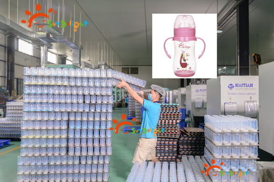 9 औंस पीपी चौड़ी गर्दन बेबी फीडिंग बोतल