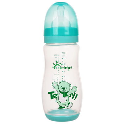 110 ℃ ~ 120 ℃ पीपी आर्क 12oz 330 मिलीलीटर बेबी निपल बोतल