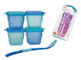 BPA फ्री एयरटाइट प्लास्टिक बेबी फूड स्टोरेज फ्रीजर कंटेनर