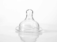 Washable Clear Wide Neck Silicone Anti Colic Teat